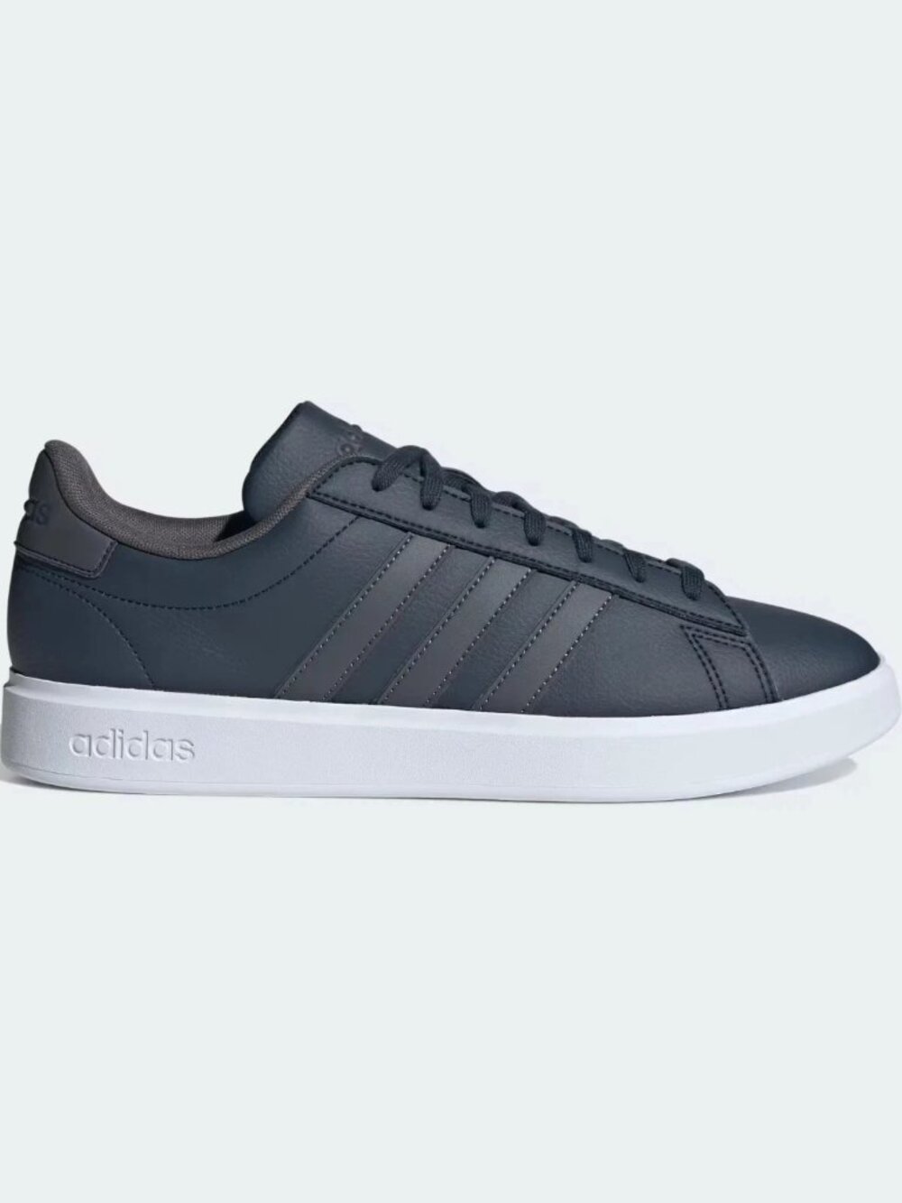 Adidas Grand Court 2.0 – Size 8 Men Athletic Sneaker Aurora Ink Grey IG9226 NEW